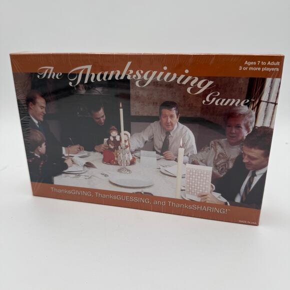Vintage The Thanksgiving Game, Guess Who is Thankful for What NOS - Picture 1 of 7